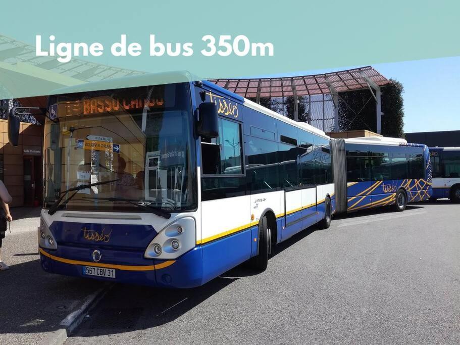 2 Chambres - Proche Gare Sncf Avec Parking Toulouse Exterior photo